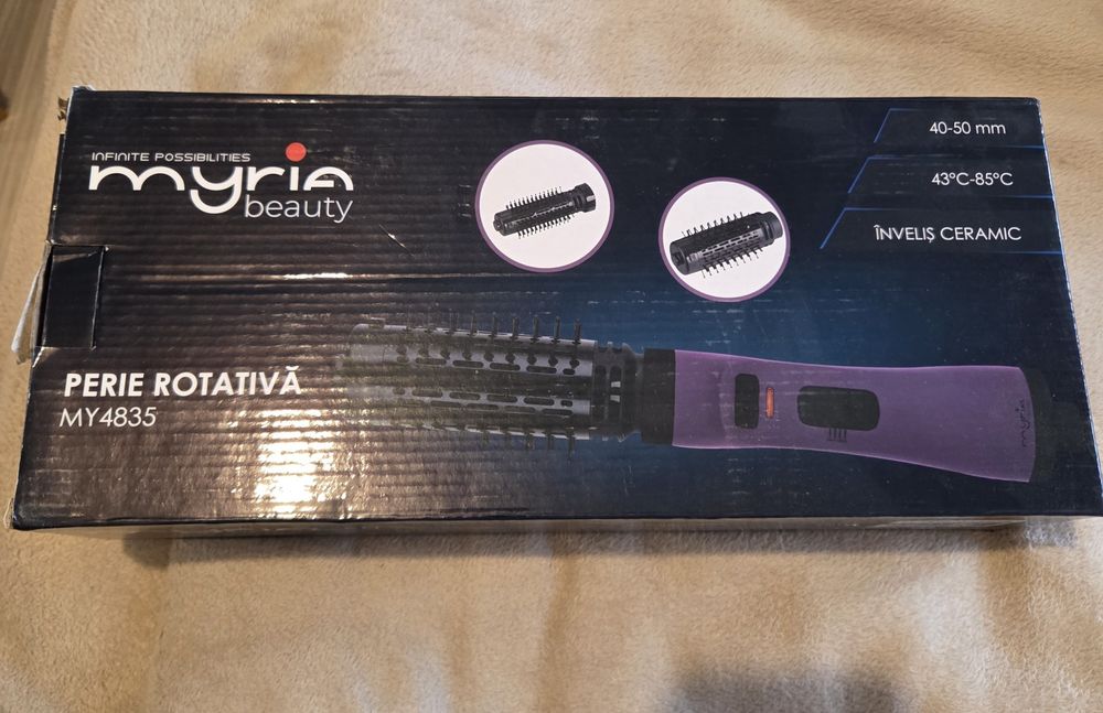 Perie de par rotativă