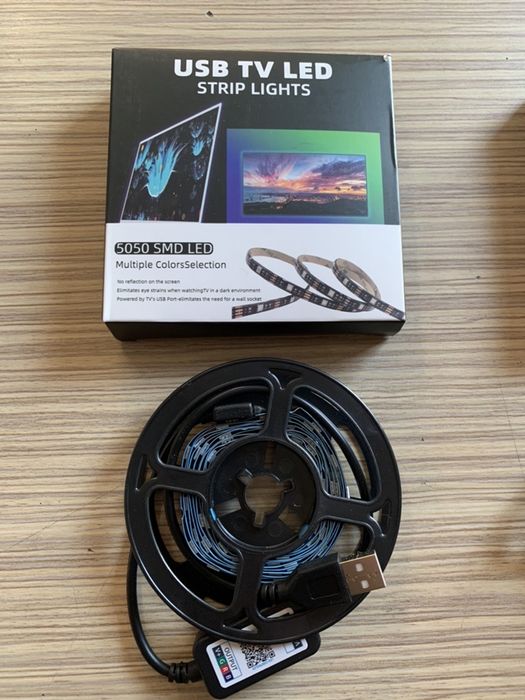 Banda LED RGB USB 5v /2M 3M 5M/ telecomanda sau bluetooth