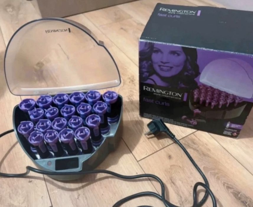Bigudiuri electrice Remington Fast Curls - set complet, impecabile