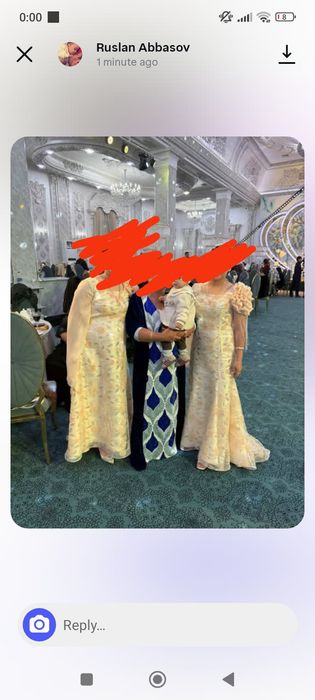 Tuy va tadbirlar uchun 2 ta bir hil Kuylak sotiladi arzonga bervarilad