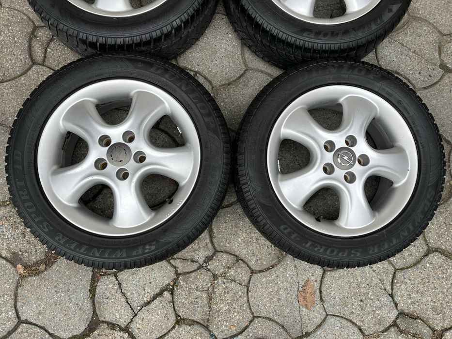 Jante aliaj 5x110mm, anvelope 205/55 R16 Opel Corsa Meriva Astra G, H, Zafira