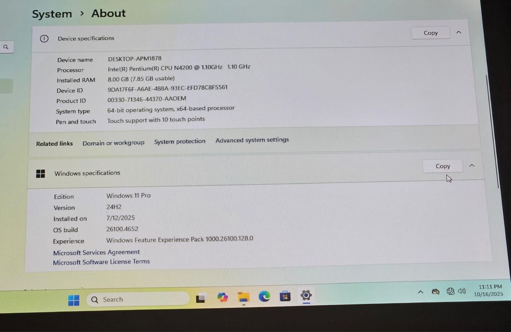 Sistem POS All in one 256 gb ssd 8 gb ram