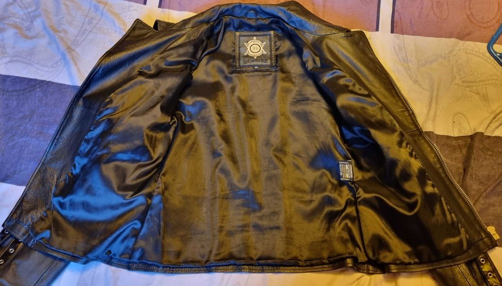 Geaca de dama Hard Leather Stuff slimfit din piele naturala, gothic XL