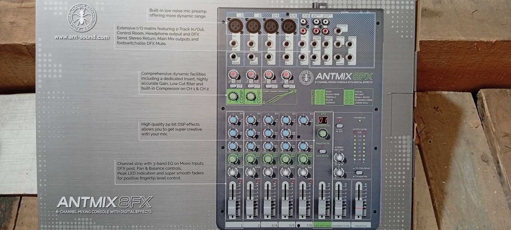 Продавам Миксер ANT ANTMIX 8FX