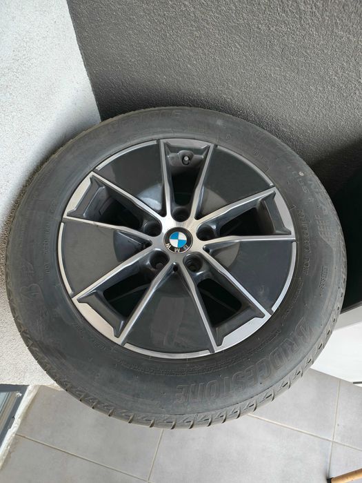 Ieftin! Jante 16" originale BMW cu senzori presiune si anvelope vara