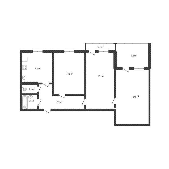 Продам 3 комн улучшенную квартиру