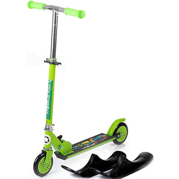 Самокат-Снегокат 2В1