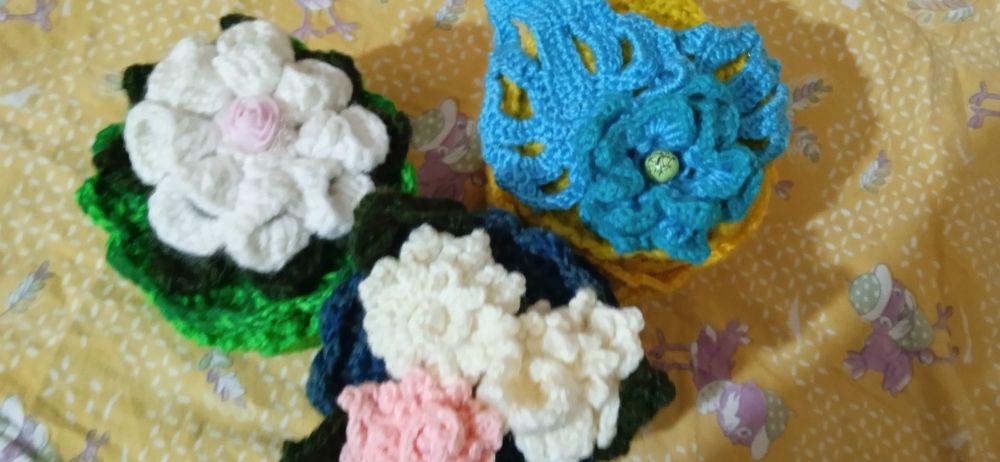 Вязаная шкатулка