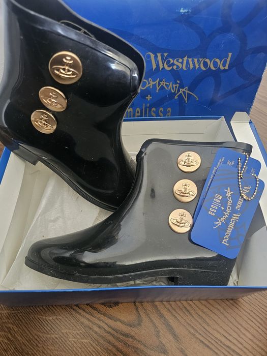 Cizme de ploaie Vivienne Westwood Anglomania + Melissa