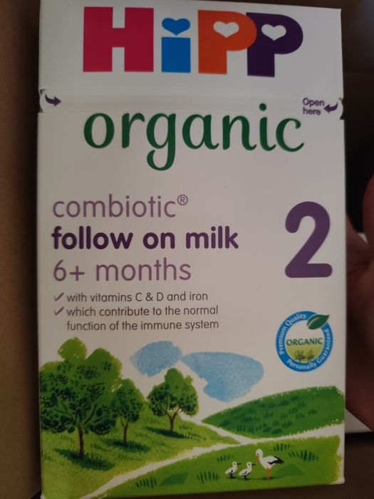 Hipp хип 2 адаптирано мляко от Англия