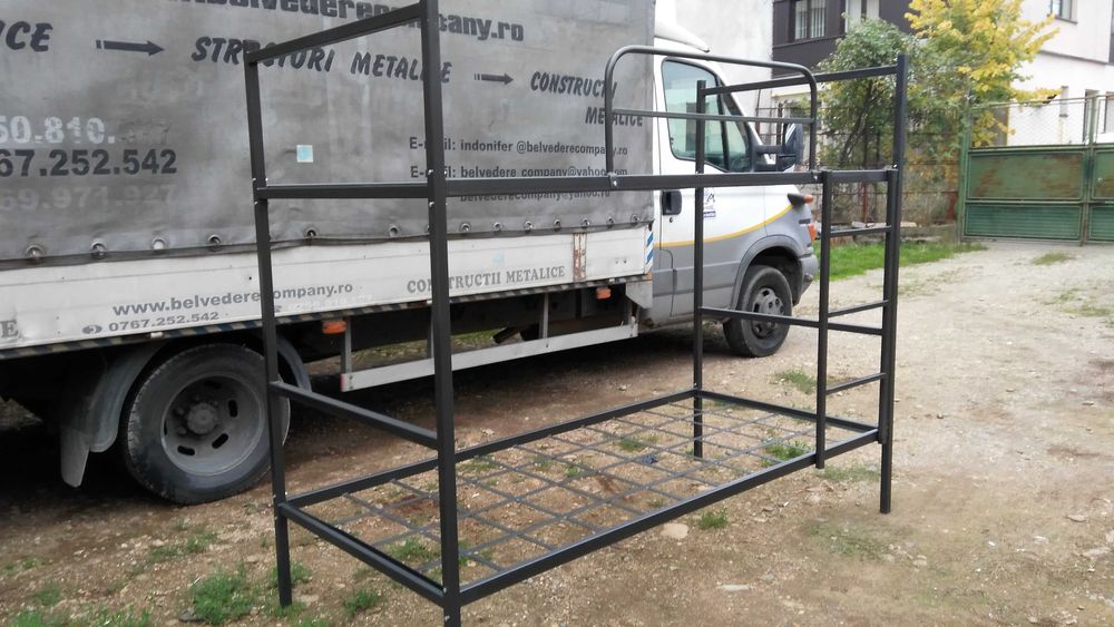 Ansamblu Paturi metalice etajate - model BEL 10 - Livrare din STOC