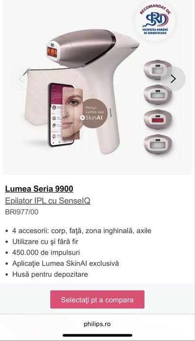 Epilator IPL Philips