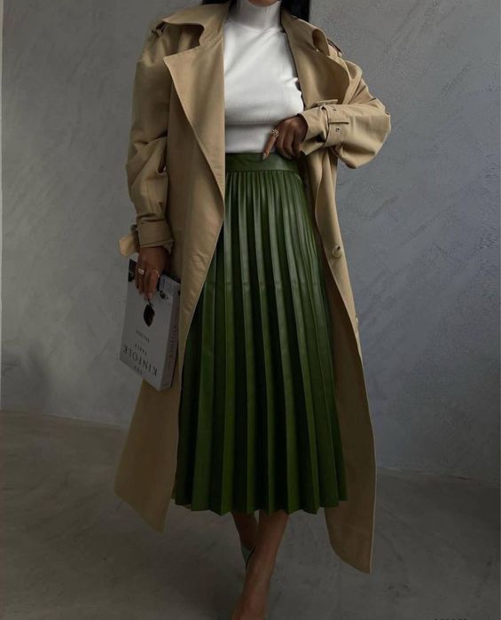 Кожени поли