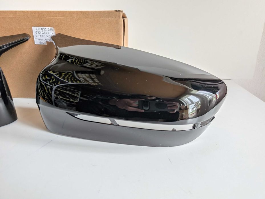 Капаци огледала BMW G11 G12 G14 G15 G16 G30 G31 G32 G38 Ляв Волан черни БМВ