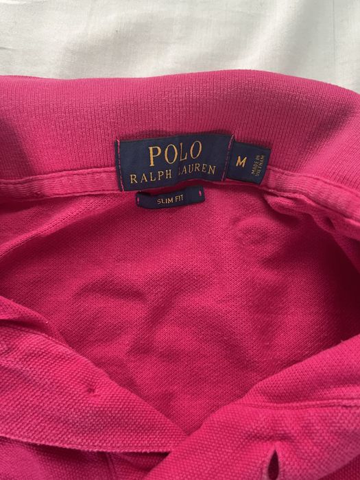 Женска плуза на Ralph Lauren с яка,размер М ,къса/cropped