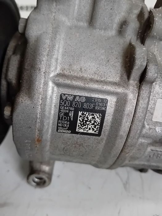 Compresor Clima Ac Vw Golf 7 Caddy Skoda Octavia Seat Leon Audi A3 8V 1.4 TSI CPW 5Q0820803F 2012-20