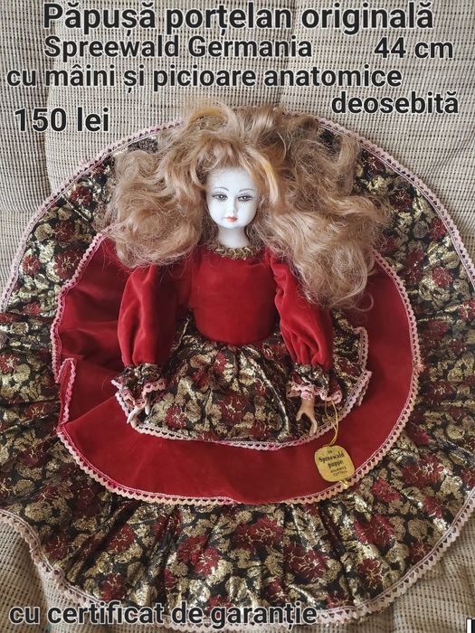 Păpuși din porțelan deosebite