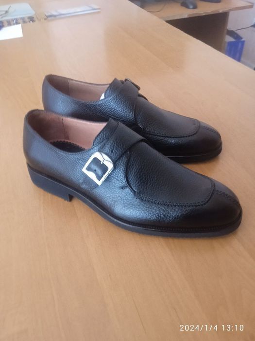 Натуральный кожаный лоферы