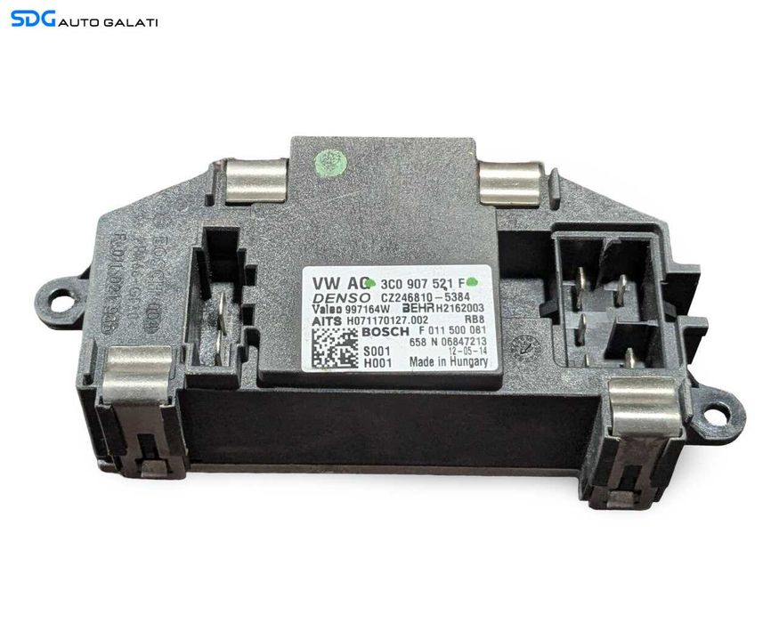 Releu Rezistenta Aeroterma Volkswagen Passat B7 2010 - 2015 Cod 3C0907521F [LR4378]