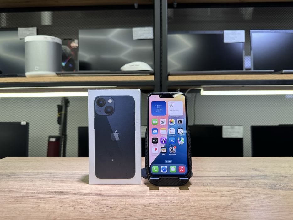iPhone 13 Mini, 128 GB, Blue, АКБ77%, с коробкой, 1449/А10