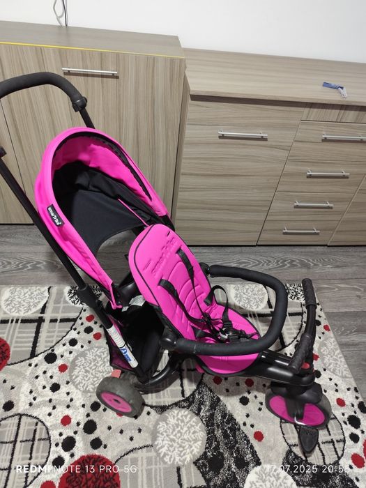 Tricicletă Smart Trike 6 in 1 pliabila ca un geamantan