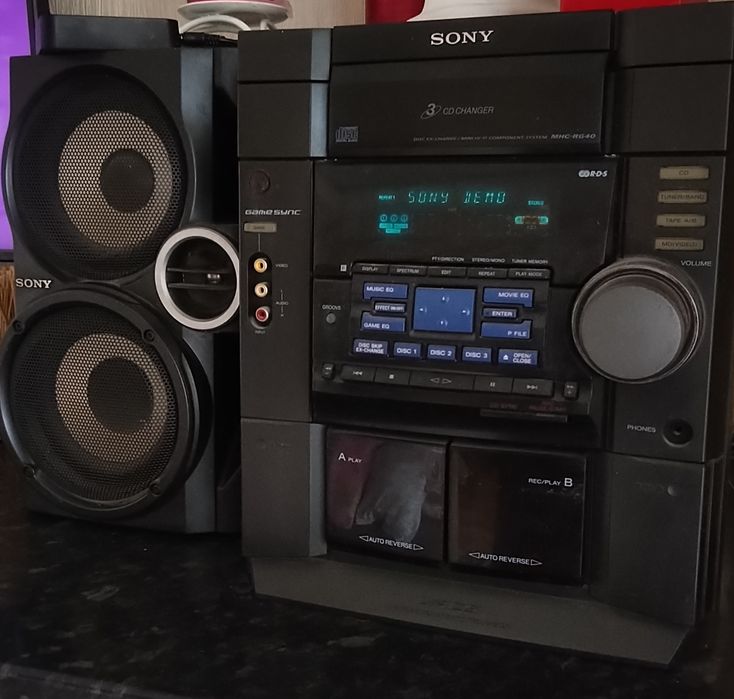 Музыкальный центр Sony MHC-RG40 — мощный звук и легендарное качество S