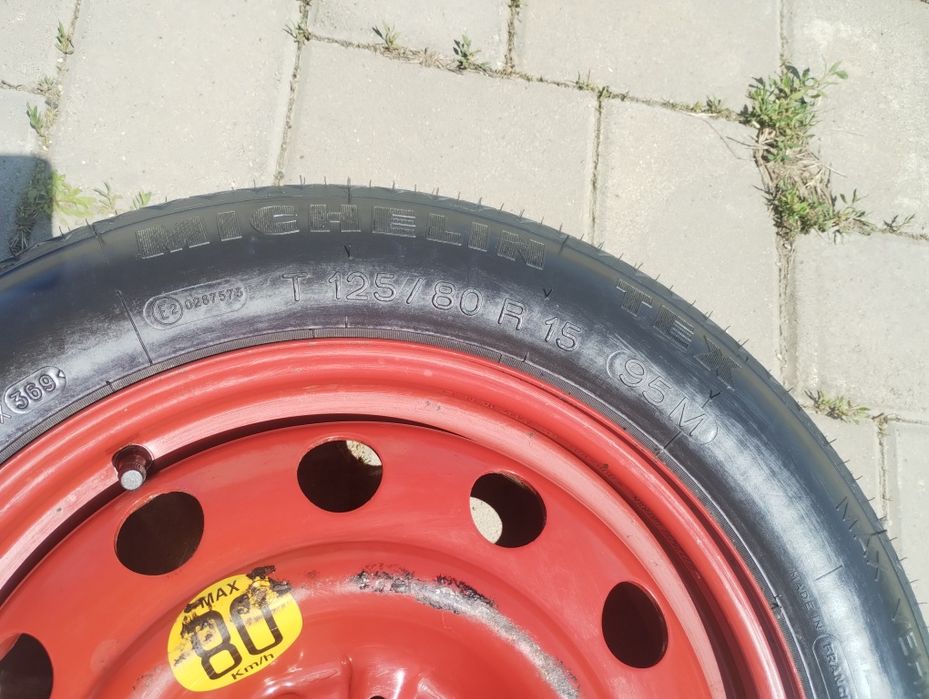 Janta cu anvelopa de rezerva Ford Ka 2 pe 15.