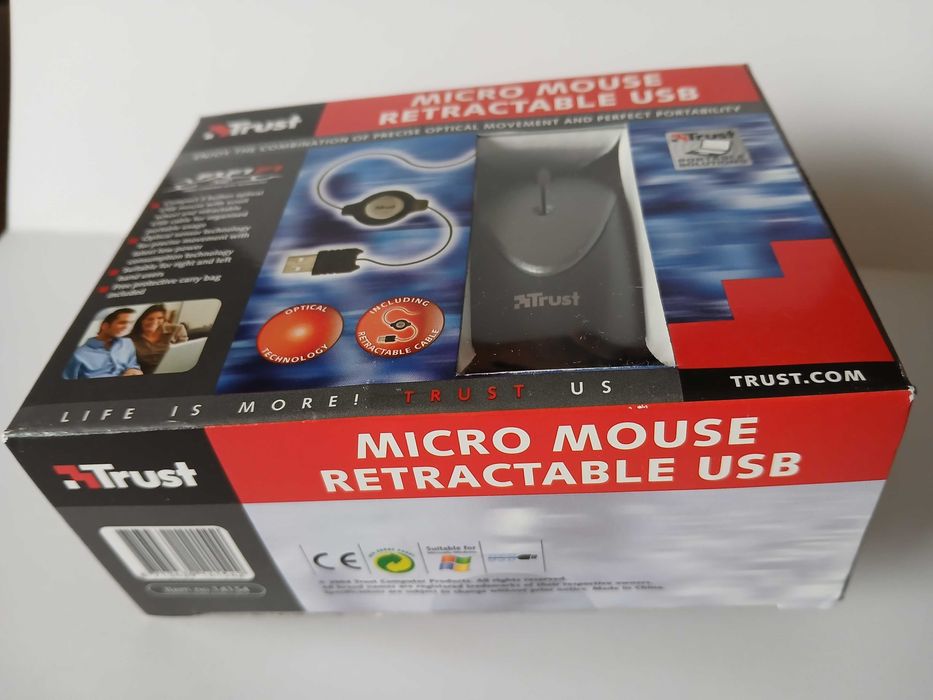 Продавам нова оптична мини мишка с USB конектор