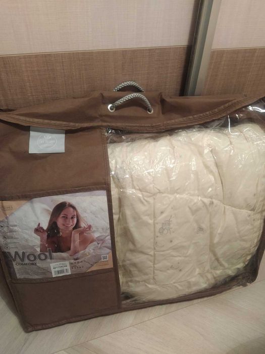 Олекотена завивка- с вълна 2бр wool comfort