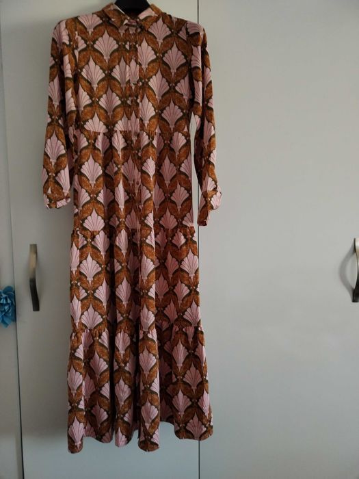 Рокля дълга цветна марка YAS