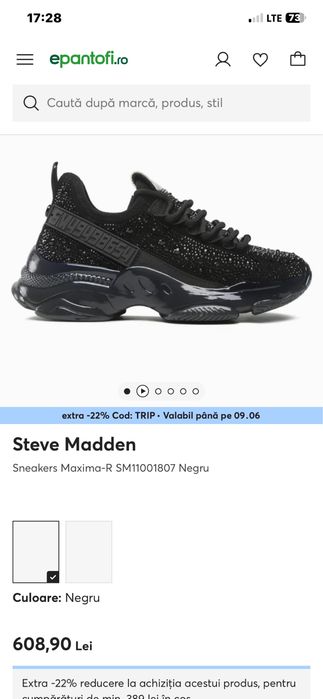 Sneakersi Steve Madden marime 36