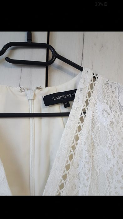 Rochiță albă dantelă