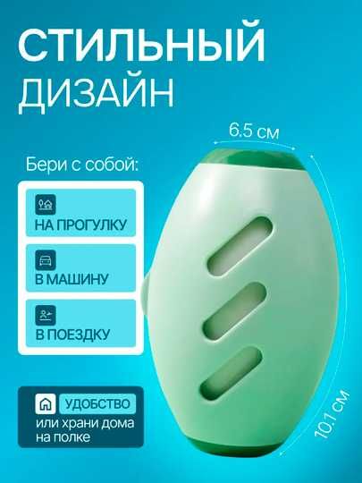 Многоразовый моющийся ролик для удаления шерсти и волос. 2 цвета