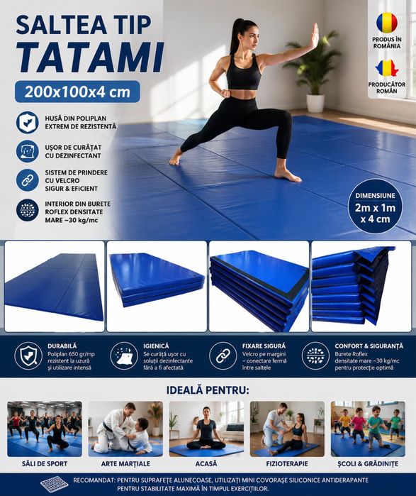 Saltea tip tatami 200x100x4 cm