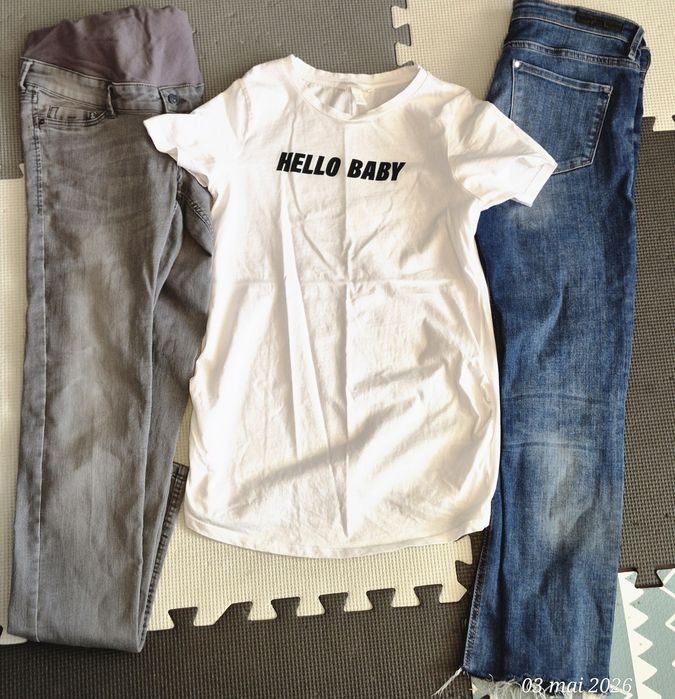 Tricou si 2 perechi blugi H&M ,mărime M