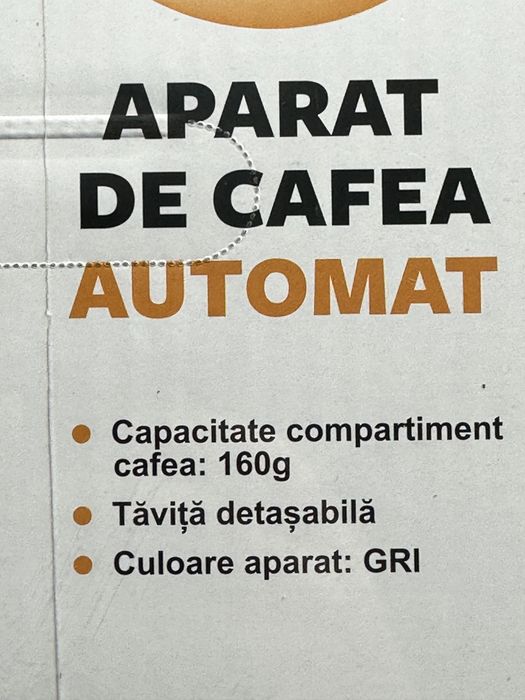 Espressor automat EGO Slim, 1470W, 19 bar, Touch display, Autocuratare