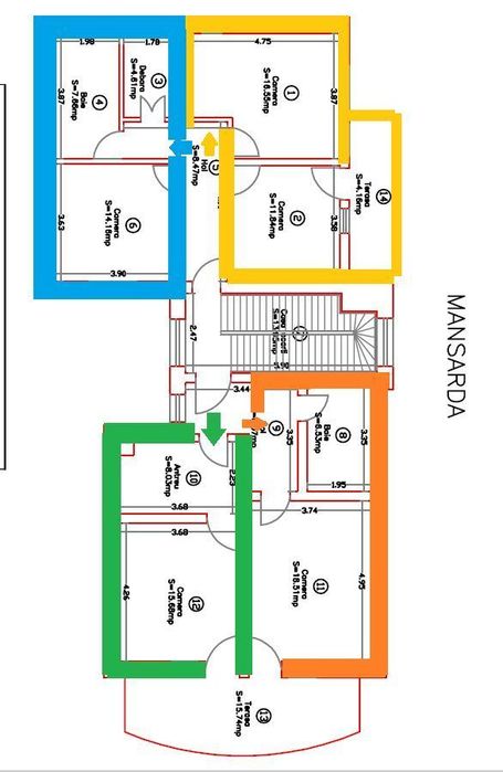 OPORTUNITATE! Proprietate cu potential de conversie | 7 apartamente