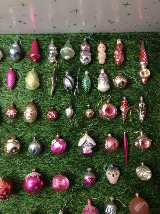 Игрушки на ёлку СССР  Антикварные