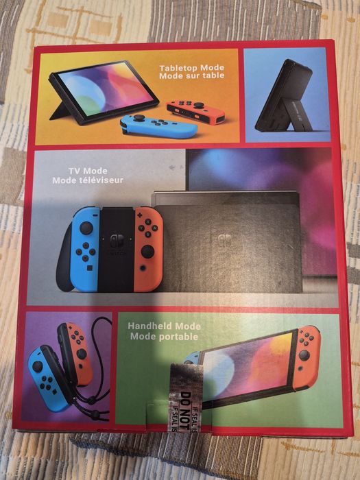 Nintendo Switch OLED - Neon Red & Neon Blue