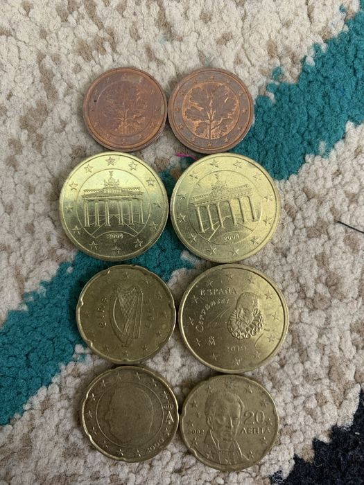Монеты еуро цент