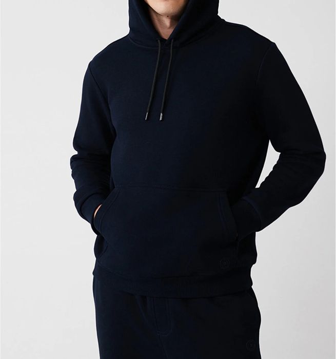 Мужская толстовка унисекс AVVA темно-синего цвета