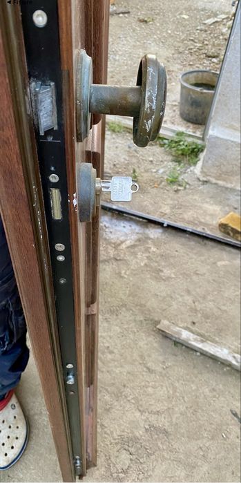 Usa intrare casa lemn termopan H 208 x L 118 Germania