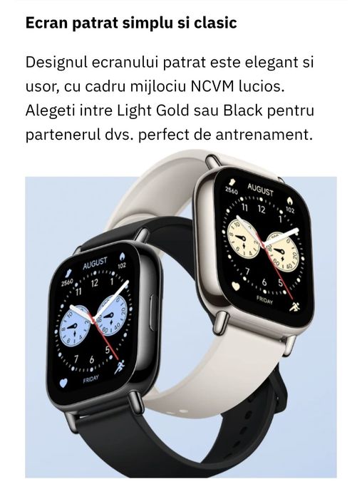 Smartwatch xiaomi Redmi watch 5 lite black sigilat