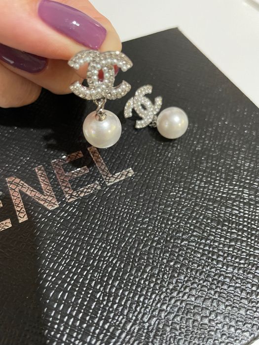 CHANEL обеци колие