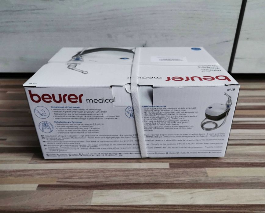 Aparat aerosoli nebulizator inhalator Beurer IH18