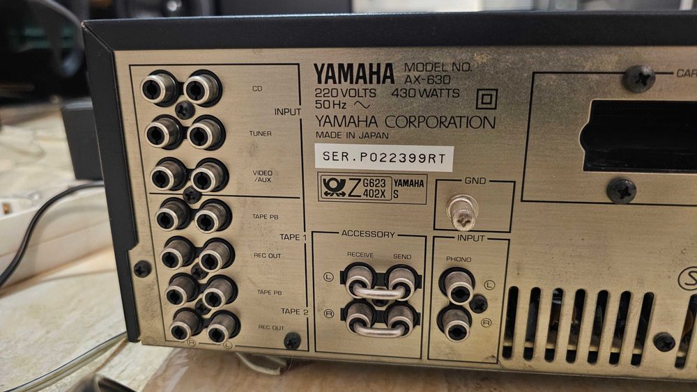 Amplificator Yamaha AX-630 stare foarte buna, cu test video!