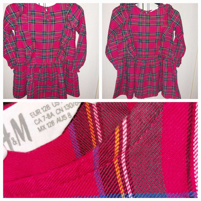 Rochie H&M pentru Craciun fetite 7-8 ani