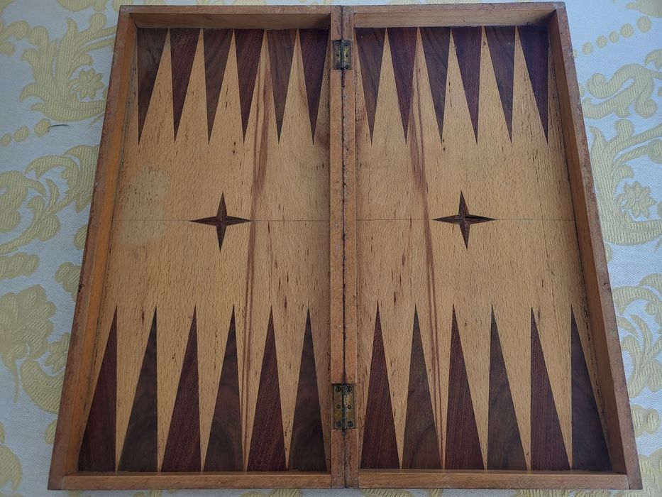 #5 Голям масивен дървен шах