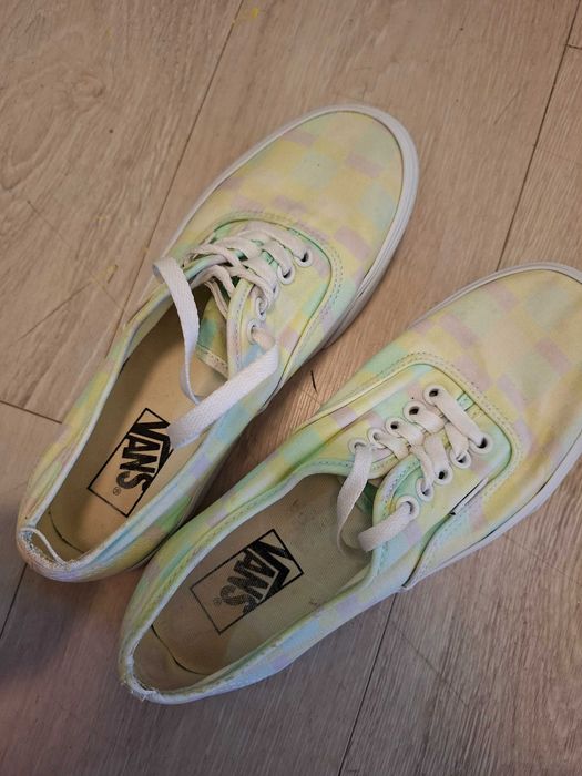 VANS Authentic Platform Shoes Pastel Picnic Multi Canvas VN0A5KXXPP5