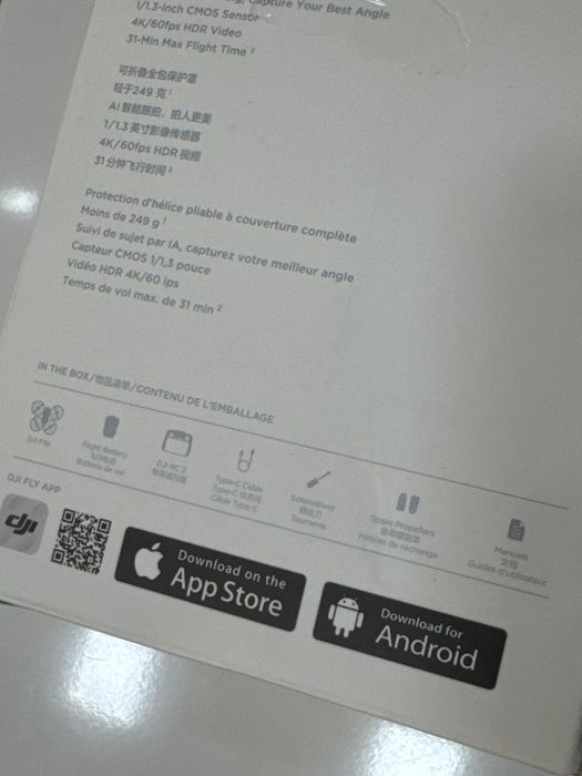 Drona Dji Flip • Dji RC 2 • 249 grame • 4K • NOUA